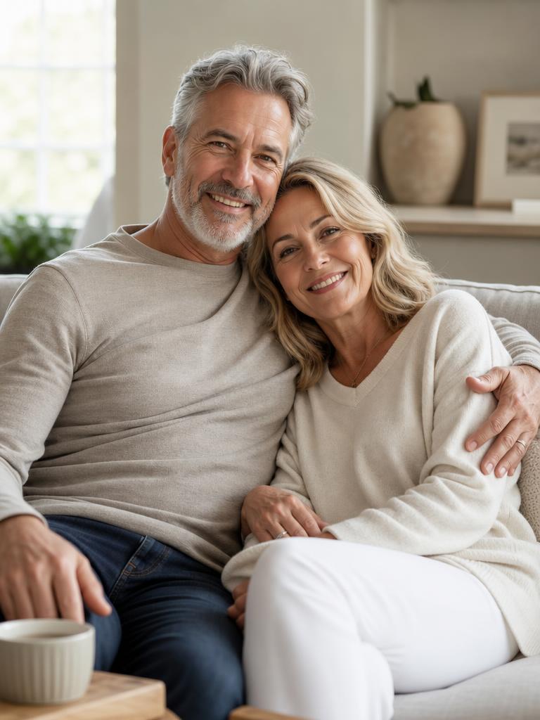 Verified patient with partner at home